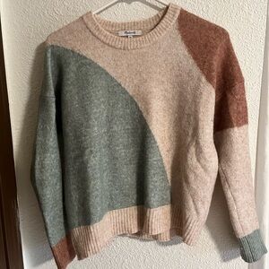 Madewell Multicolor Crew Neck Sweater